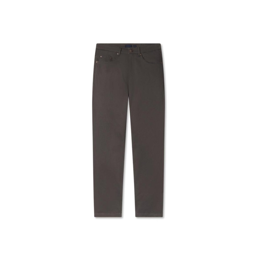 Men'S Southern Marsh Pants | Cahaba Comfort Stretch Twill Pant Charcoal Gray