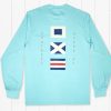 Men'S Southern Marsh Performance Long Sleeve Tees | Fieldtec Heathered Performance Tee | Flags | Long Sleeve Antigua Blue