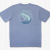 Youth Southern Marsh Seawash Tees | Youth Seawash Tee - Hooked Up Washed Blue