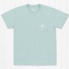 Men'S Southern Marsh Original Ss Tees | Impressions Tee | Flounder Washed Moss Blue