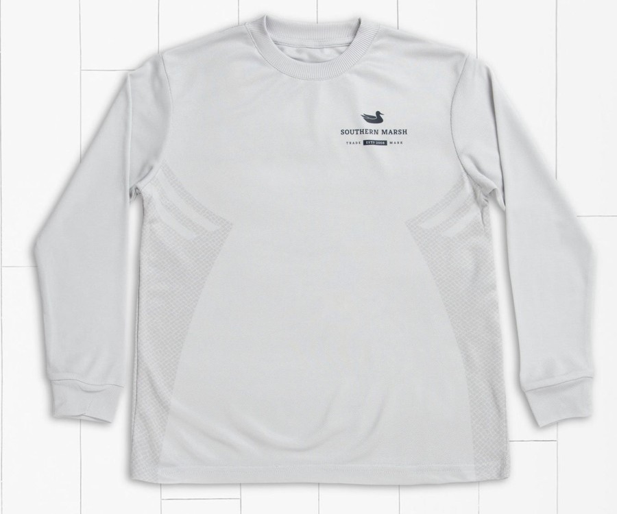 Youth Southern Marsh Performance Long Sleeve Tees | Youth Fieldtec Gulf Stream Performance Shirt