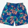 Youth Southern Marsh Swim Trunks | Youth Harbor Lined Trunk - Tropical Royal Blue