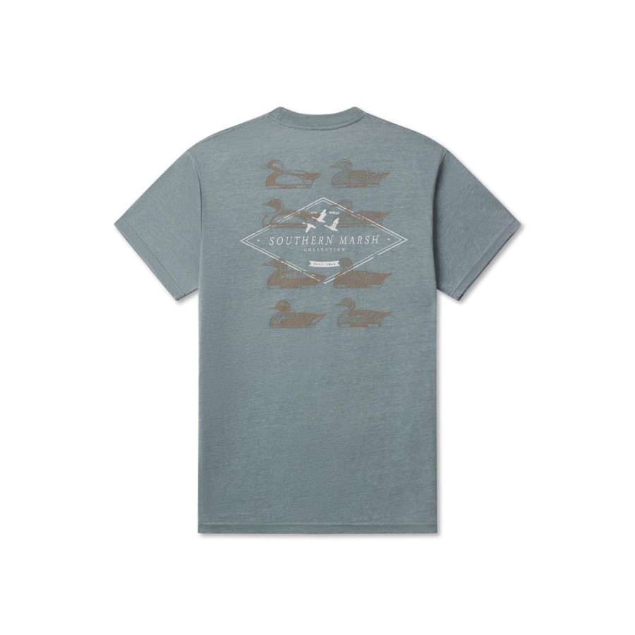 Women'S Southern Marsh Seawash Tees | Seawash Tee - Decoy Stamp