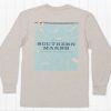 Women'S Southern Marsh Original Long Sleeve Tees | Origins Elevation Tee | Long Sleeve Washed Burnt Taupe