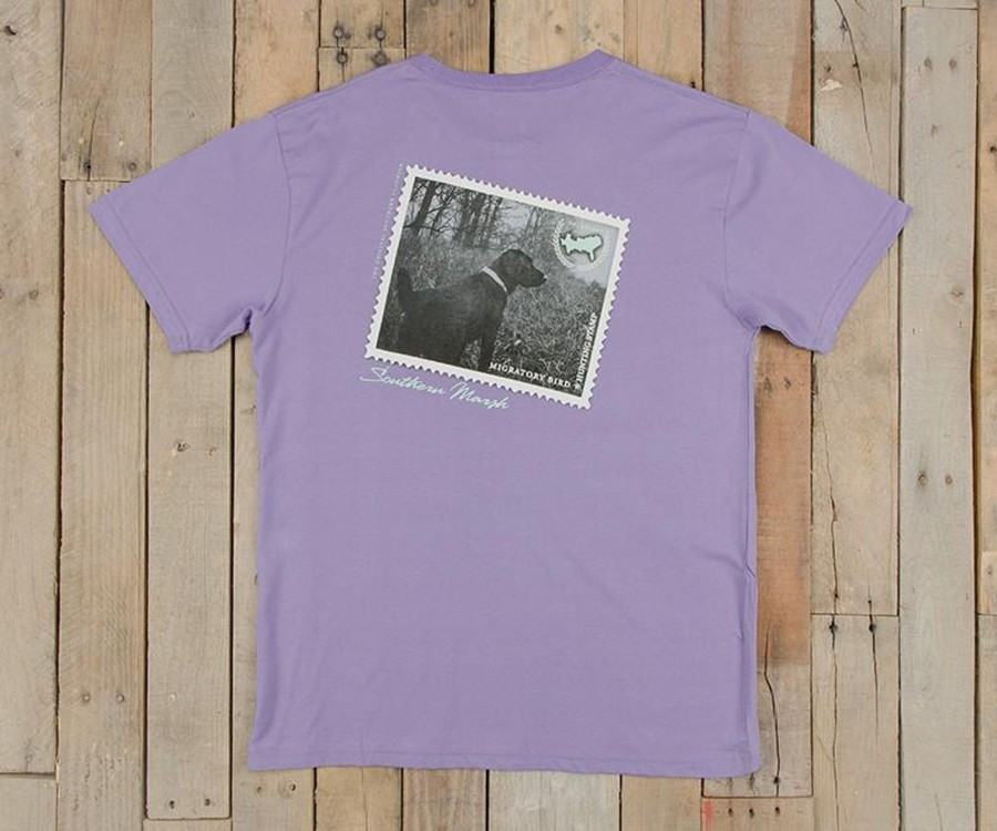 Men'S Southern Marsh Original Ss Tees | Black Lab Tee Lilac