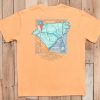 Men'S Southern Marsh Original Ss Tees | River Route Collection Tee - North Carolina & South Carolina