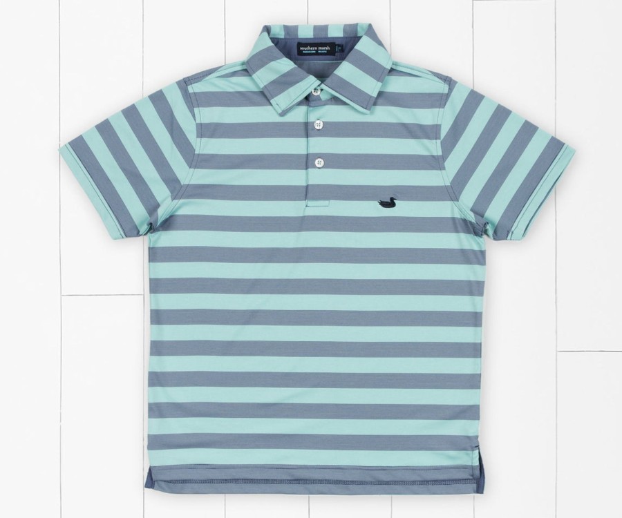 Youth Southern Marsh Polos | Youth Bermuda Performance Polo | Davis