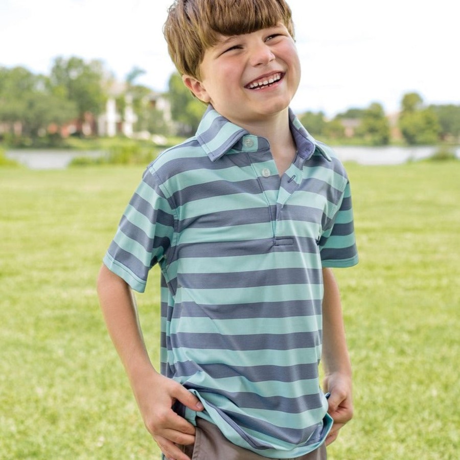 Youth Southern Marsh Polos | Youth Bermuda Performance Polo | Davis