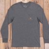 Women'S Southern Marsh Original Long Sleeve Tees | Vintage Decoy Mallard Tee - Long Sleeve Midnight Gray Heather