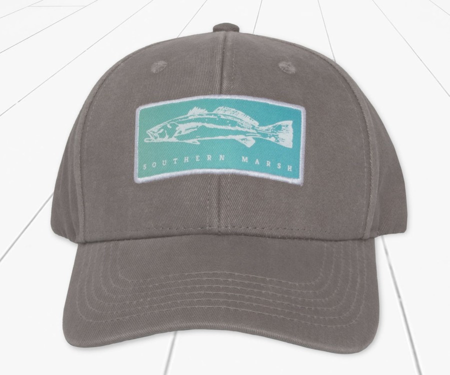 Women'S Southern Marsh Hats & Visors | Washed Hat - Trout Fade