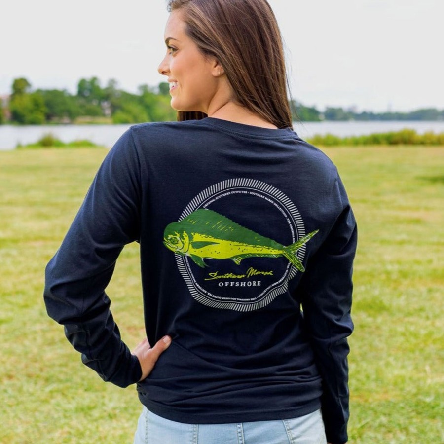 Men'S Southern Marsh Original Ls Tees | Offshore Tee - Long Sleeve