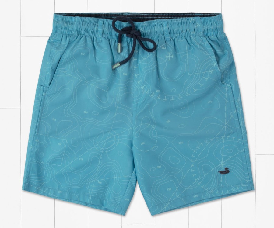 Youth Southern Marsh Swim Trunks | Youth Dockside Swim Trunk - Off The Charts