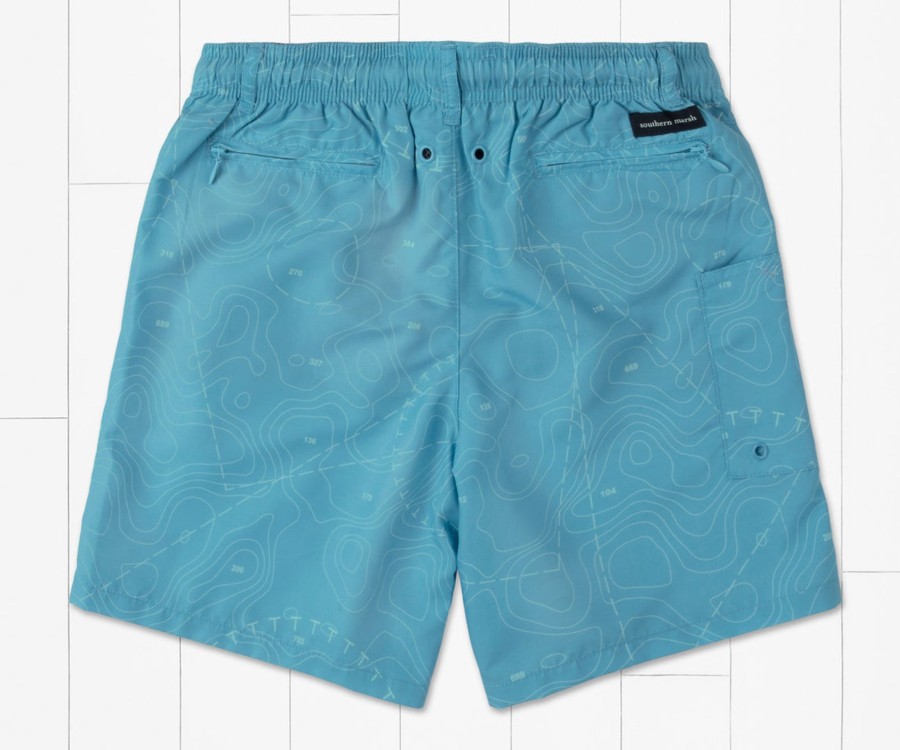 Youth Southern Marsh Swim Trunks | Youth Dockside Swim Trunk - Off The Charts