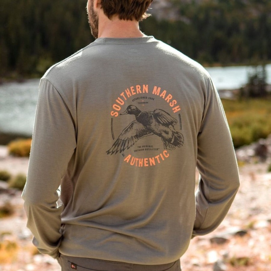 Men'S Southern Marsh Fishing Shirts | Fieldtec Comfort Tee | Inflight