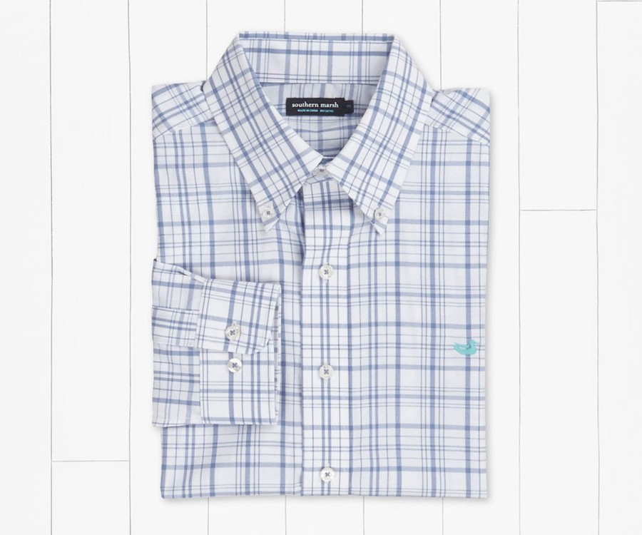 Men'S Southern Marsh Relaxed | Bayonet Twill Dress Shirt