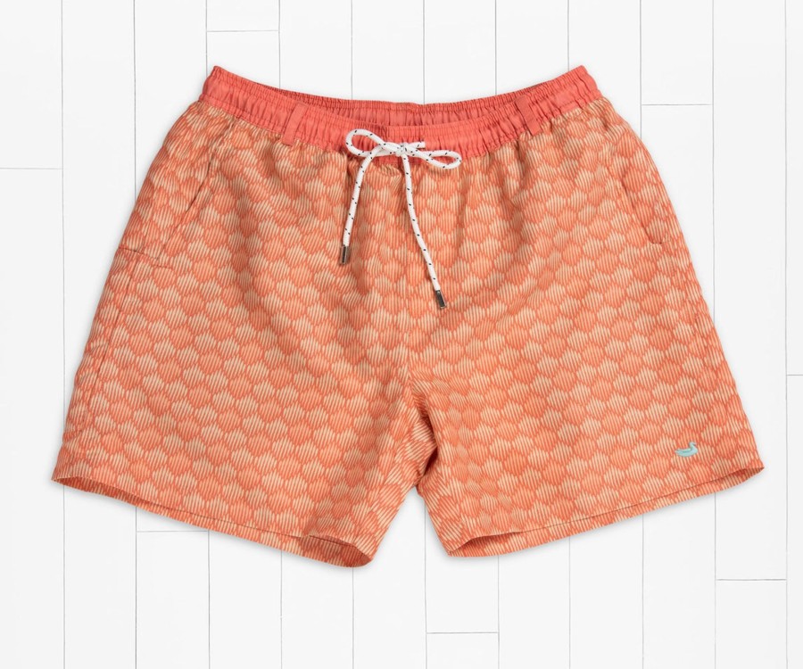 Men'S Southern Marsh Swim Trunks | Dockside Swim Trunk | Seashell