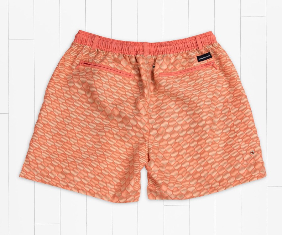 Men'S Southern Marsh Swim Trunks | Dockside Swim Trunk | Seashell