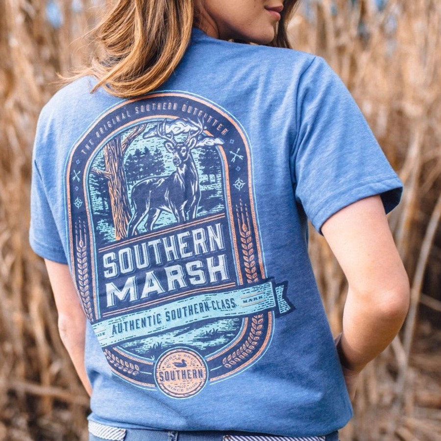 Men'S Southern Marsh Original Ss Tees | Genuine Tee | Deer Hunting