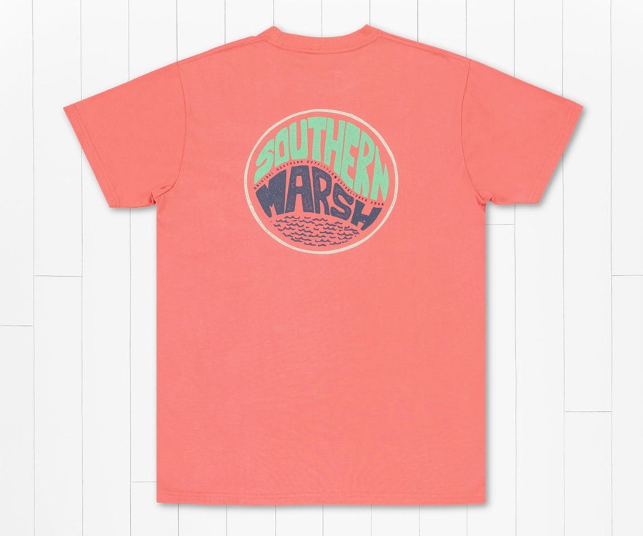 Men'S Southern Marsh Original Ss Tees | Retro Riptide Tee