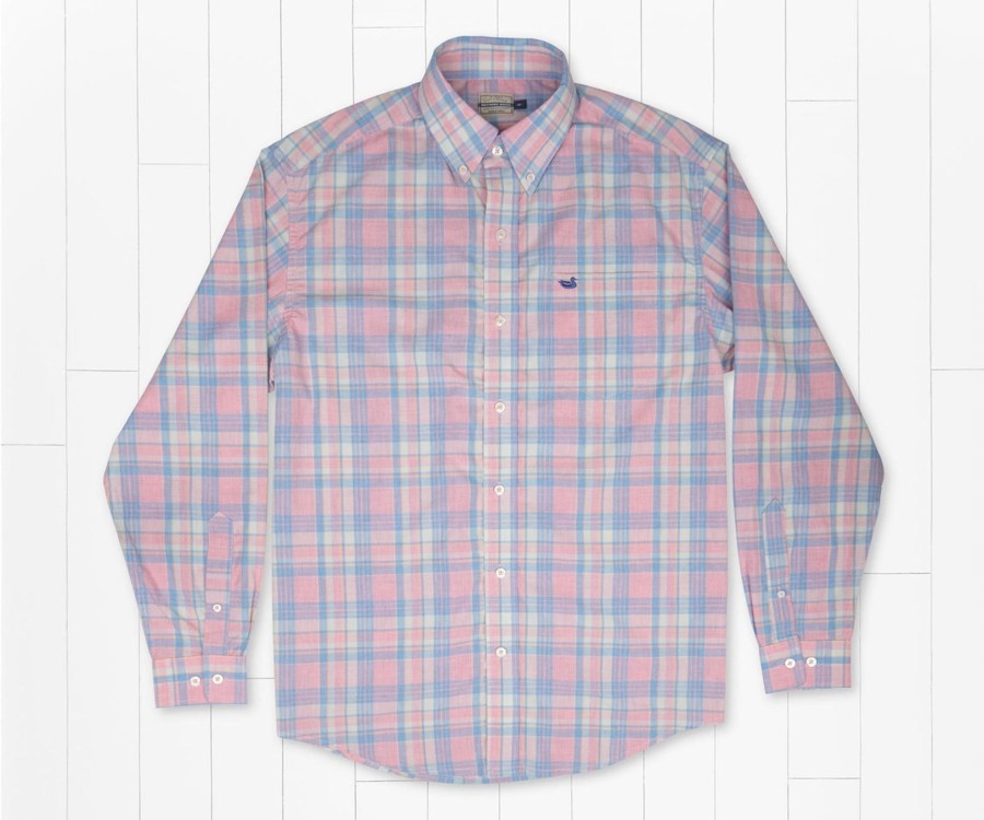 Men'S Southern Marsh Relaxed | Potomac Relaxed Plaid Dress Shirt