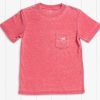 Youth Southern Marsh Seawash Tees | Youth Seawash Branding Tee | Sailboat Strawberry Fizz