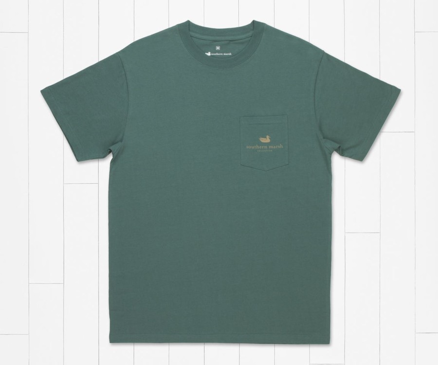 Women'S Southern Marsh Original Tees | Trademark Target Tee Hunter Green