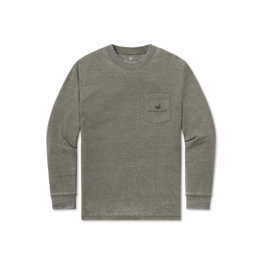 Men'S Southern Marsh Seawash Long Sleeve Tees | Seawash Tee - Marsh Mercantile Co. - Long Sleeve