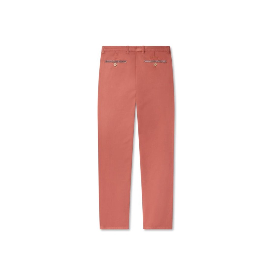 Men'S Southern Marsh Pants | Seawash Grayton Twill Pant Burnt Orange