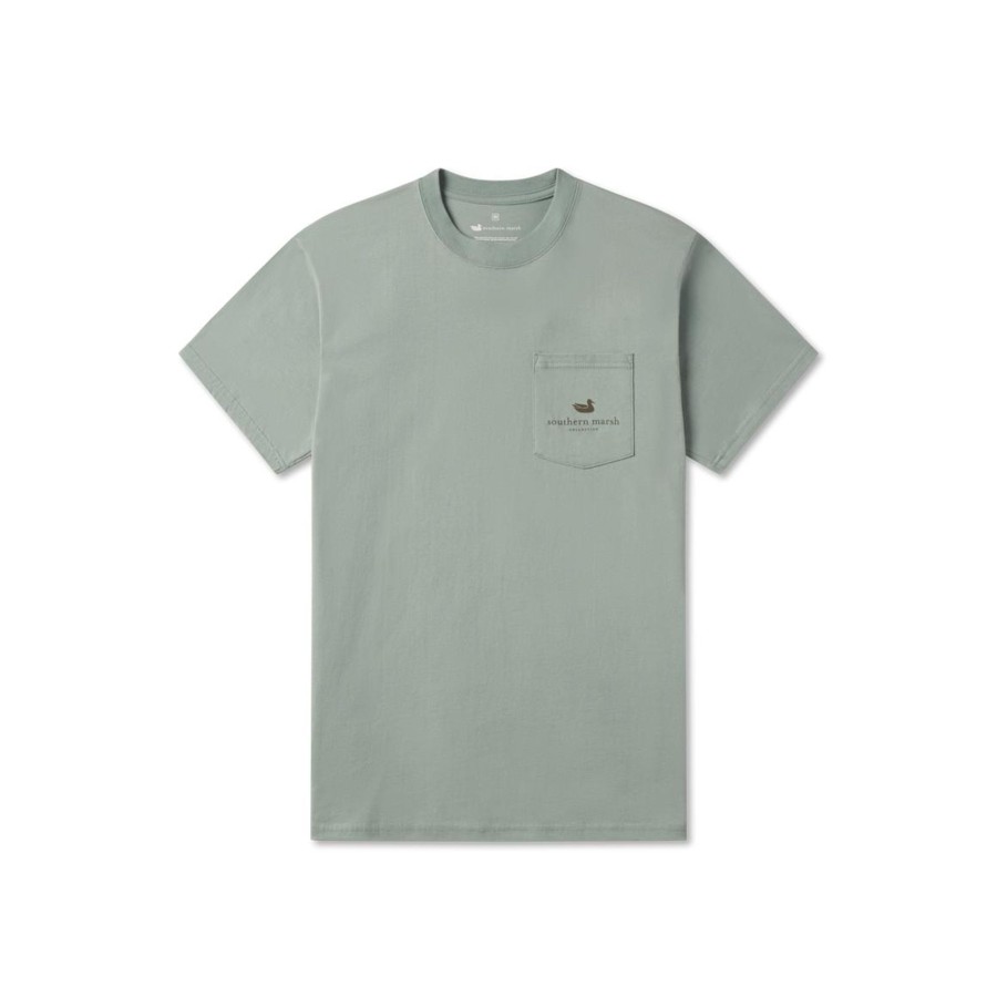 Women'S Southern Marsh Original Tees | Starry Silhouette Tee - Elk Burnt Sage