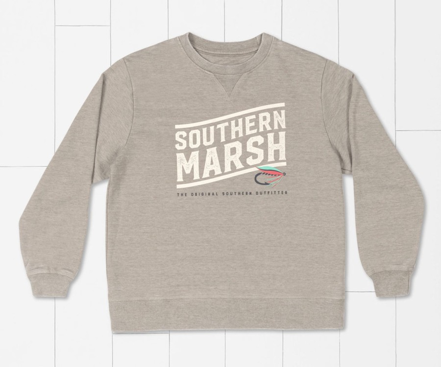 Youth Southern Marsh Pullovers And Sweaters | Youth Seawash Sweatshirt | Fly Line