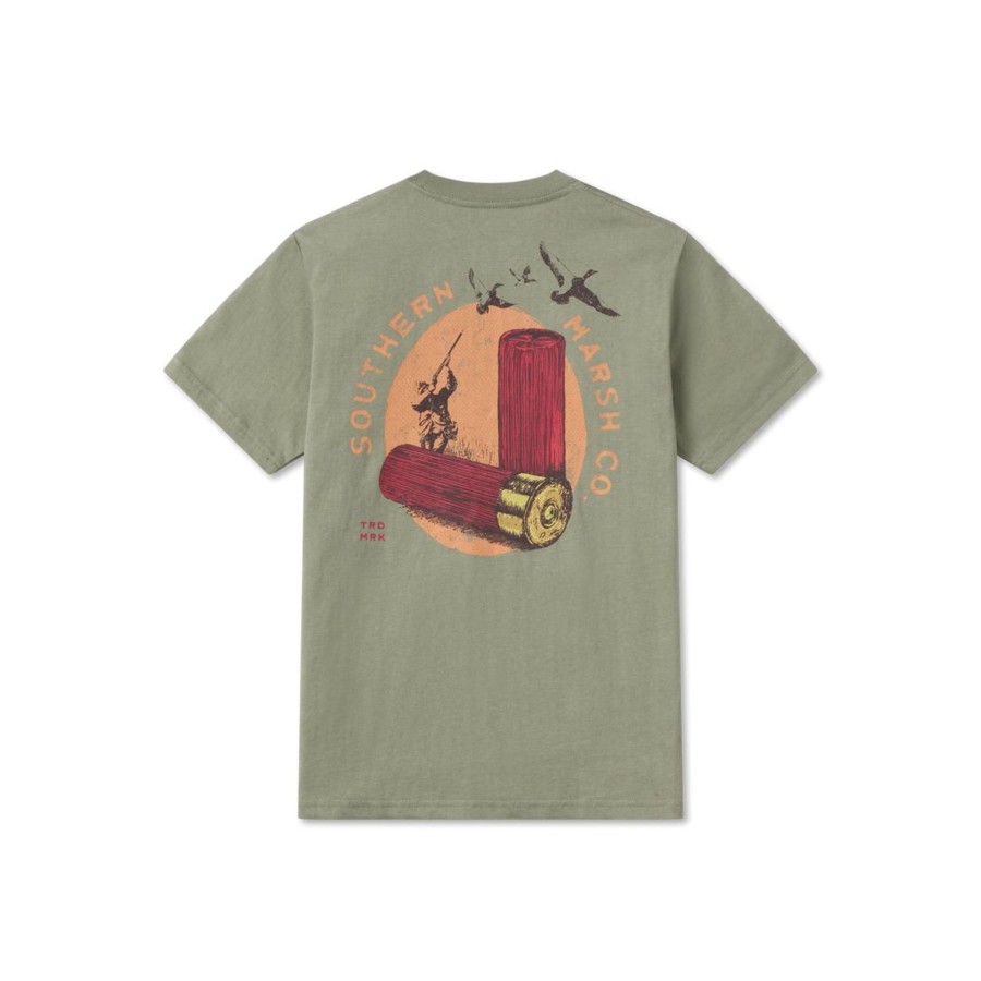 Youth Southern Marsh Original Tees | Youth Birdshot Tee Bay Green