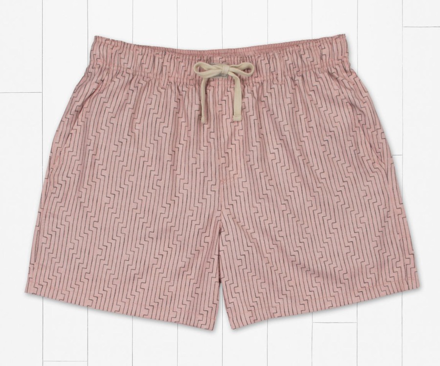 Men'S Southern Marsh Swim Trunks | Harbor Swim Trunk - Turtleback Chambray