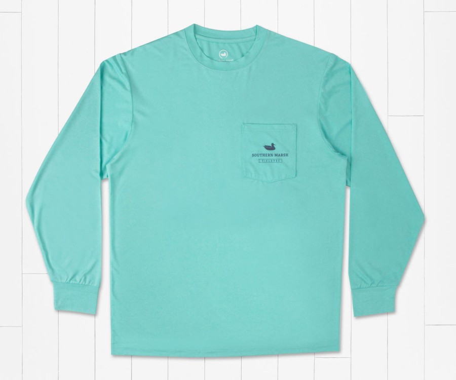 Men'S Southern Marsh Fishing Shirts | Fieldtec Featherlight Tee - Twilight Ride - Long Sleeve