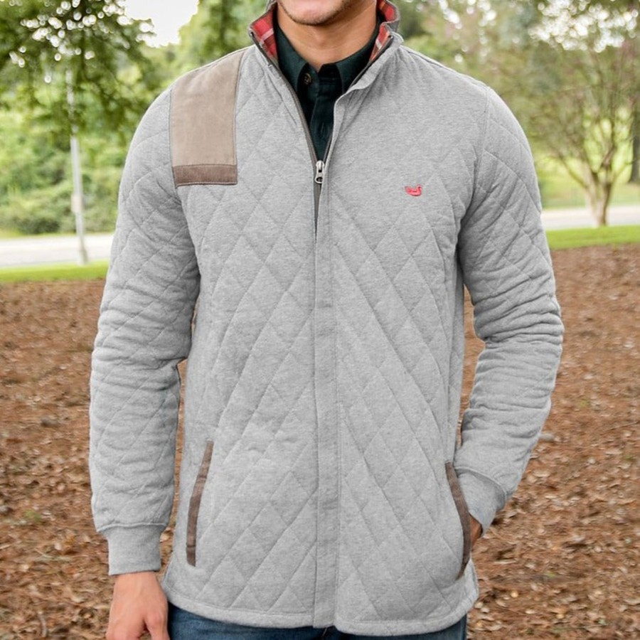 Men'S Southern Marsh Jackets And Vests | Carlyle Sporting Jacket | Heather