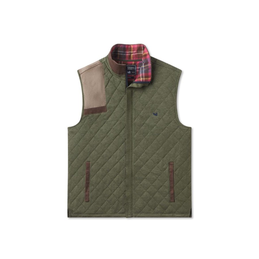 Men'S Southern Marsh Jackets And Vests | Carlyle Sporting Vest | Heather