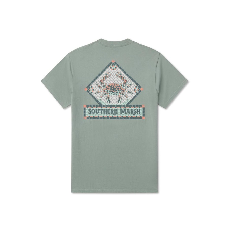 Youth Southern Marsh Original Tees | Youth Mosaic Crab Tee