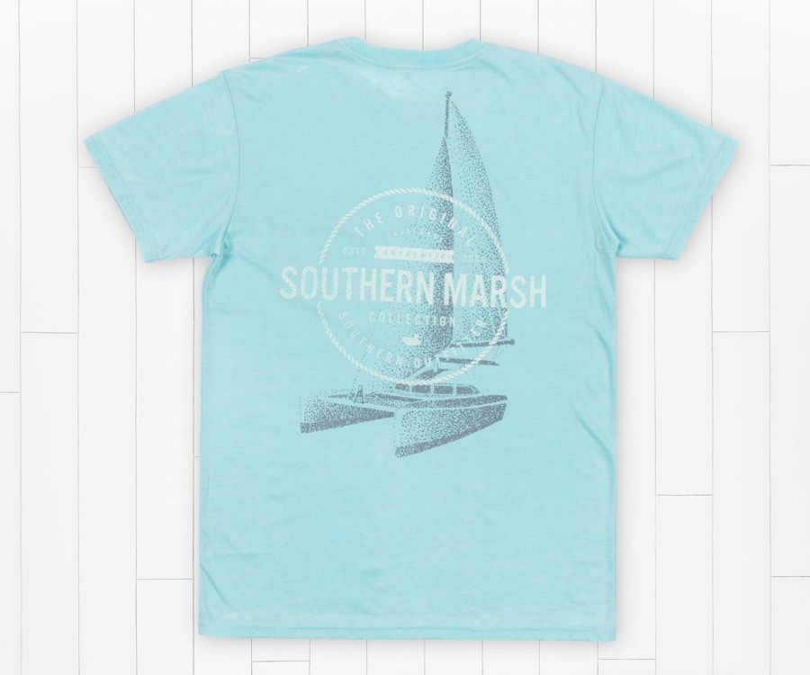 Men'S Southern Marsh Seawash Tees | Seawash Tee | Sail Away