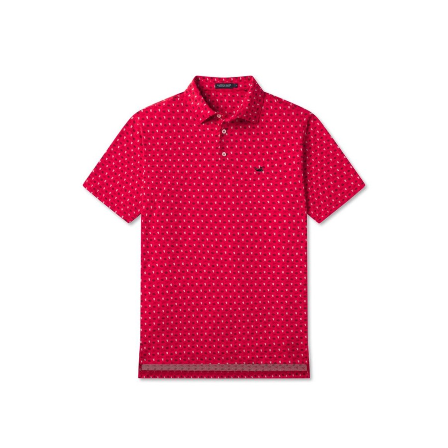 Men'S Southern Marsh Polos | Pick Six Performance Polo