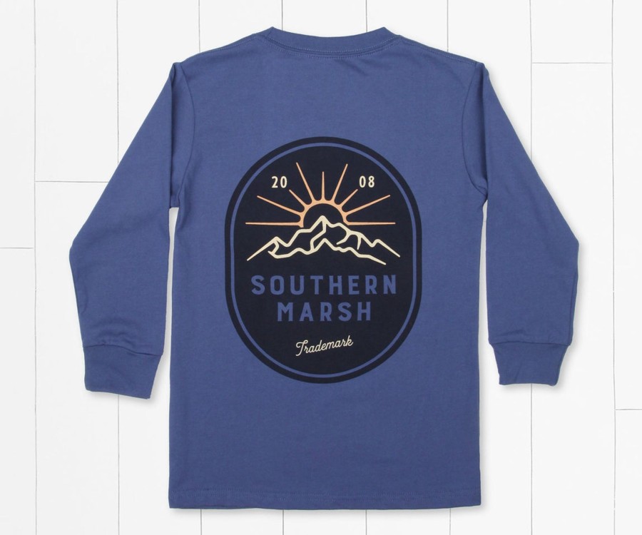 Youth Southern Marsh Original Long Sleeve Tees | Youth Branding Tee | Mountain Rise | Long Sleeve