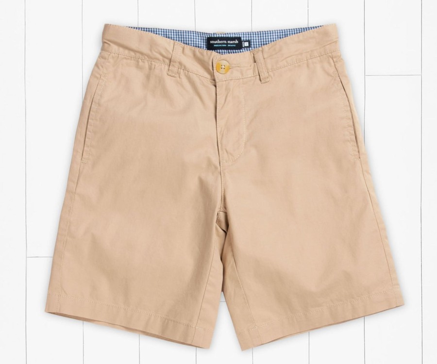 Youth Southern Marsh Shorts & Pants | Youth Windward Summer Short | Flat Front