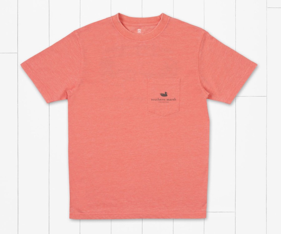 Youth Southern Marsh Seawash Tees | Youth Seawash Tee - The Road Coral