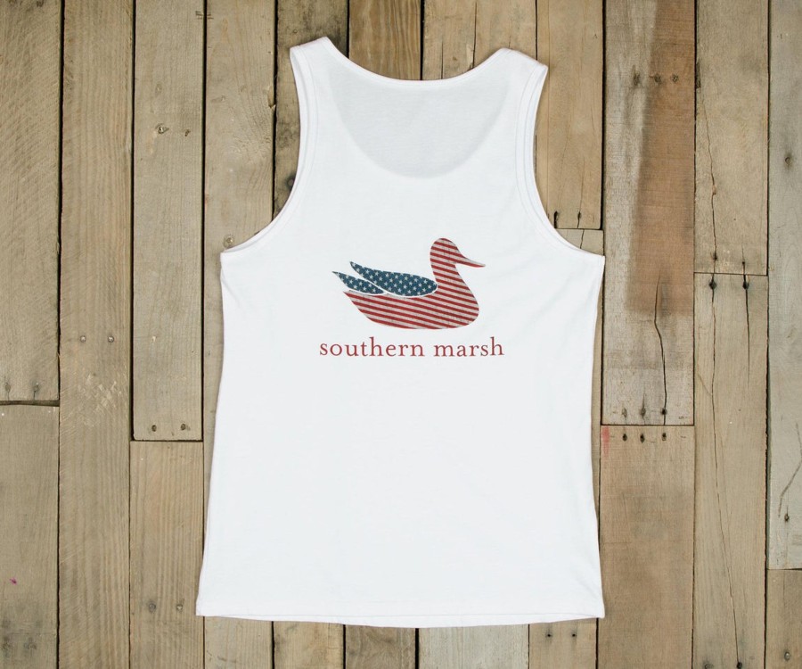 Men'S Southern Marsh Tanks | Authentic Flag Tank Top