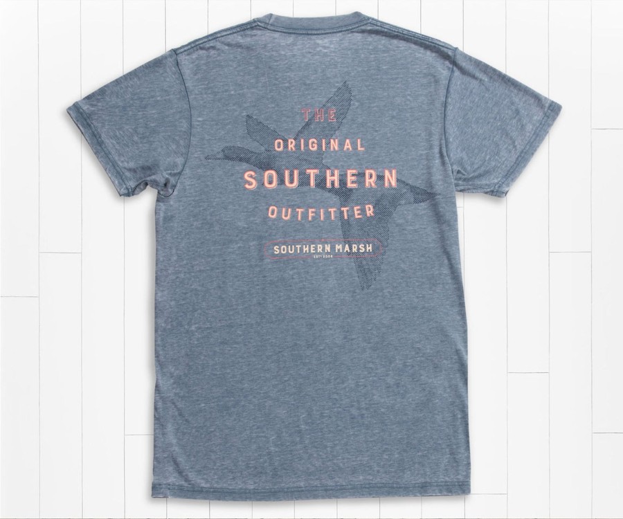 Men'S Southern Marsh Seawash Tees | Seawash Branding Tee | Ducks