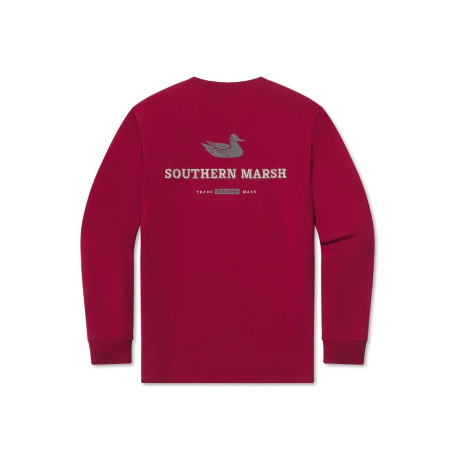 Men'S Southern Marsh Original Ls Tees | Trademark Duck Tee | Long Sleeve