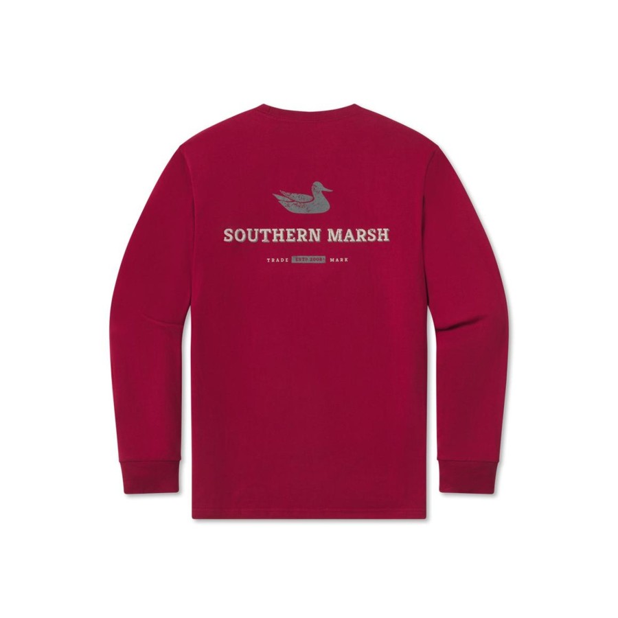 Youth Southern Marsh Original Long Sleeve Tees | Youth Trademark Duck Tee - Long Sleeve