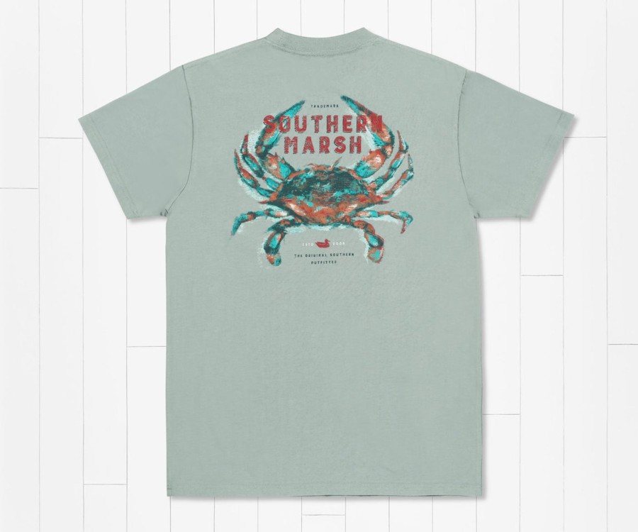 Men'S Southern Marsh Original Ss Tees | Impressions Tee | Crab