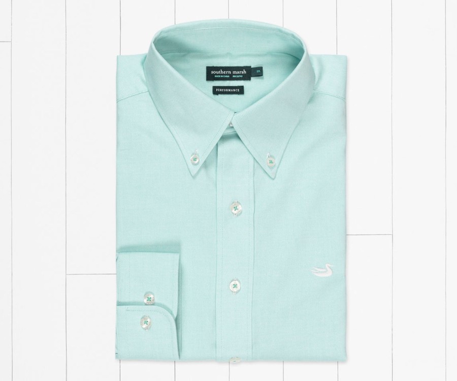 Men'S Southern Marsh Performance | Postgrad Performance Oxford Dress Shirt