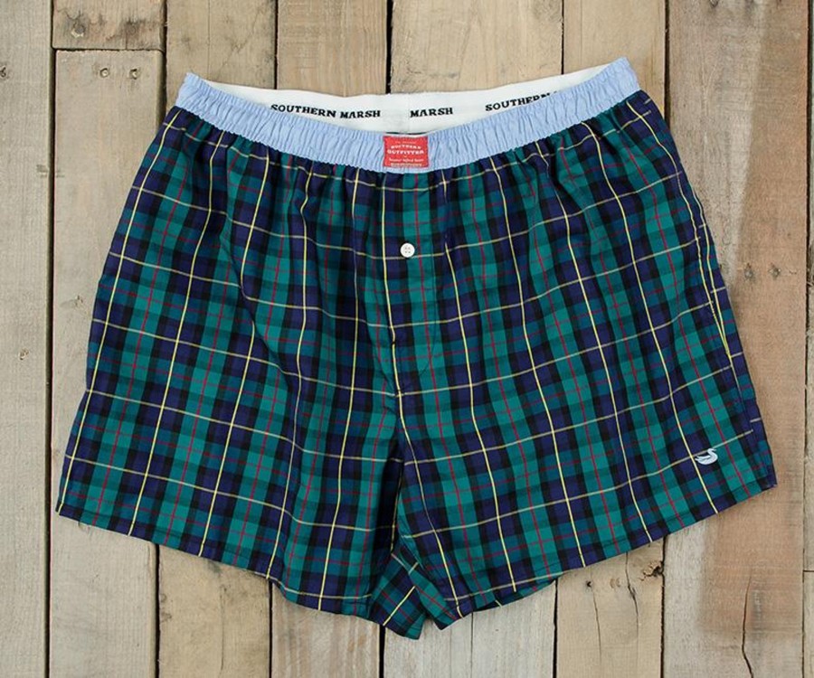 Men'S Southern Marsh Boxers | Men'S Boxer Shorts | Hanover Tartan