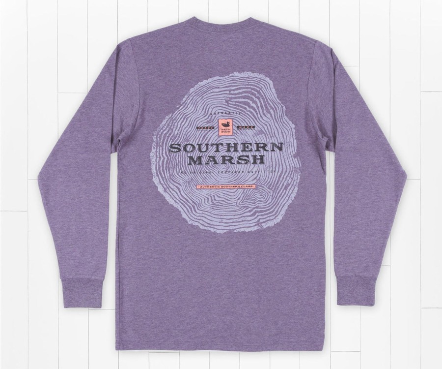 Men'S Southern Marsh Original Ls Tees | Origins Crosscut Tee | Long Sleeve