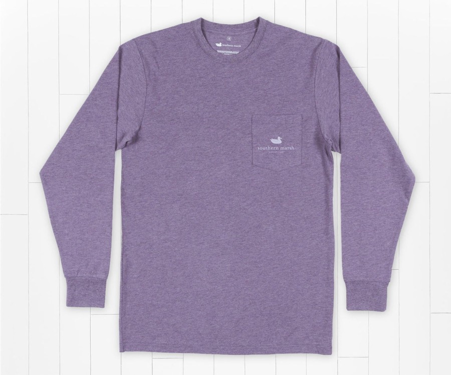 Men'S Southern Marsh Original Ls Tees | Origins Crosscut Tee | Long Sleeve